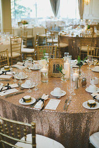 Glittery Sequin Table Runner Sequin Fabric Tablecloth for Wedding Reception - Decotree.co Online Shop