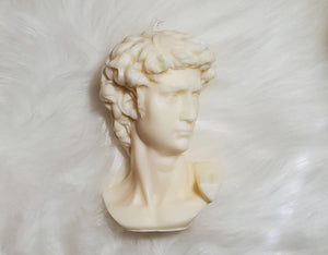 Large Bust David Statue Natural Soy Wax Scented Candle Hand Poured Aroma Candle for Home Decor - Decotree.co Online Shop