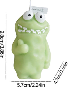 Set of 5 Cute Scented Candles, Clay Monster and Rice Dumpling Shape, Fun Gift for Friends, Kids - Decotree.co Online Shop