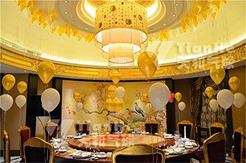 100 Pack Gold Balloons Latex 10" Helium Balloon Gold for Wedding Birthday Party Festival Christmas Decorations - Decotree.co Online Shop