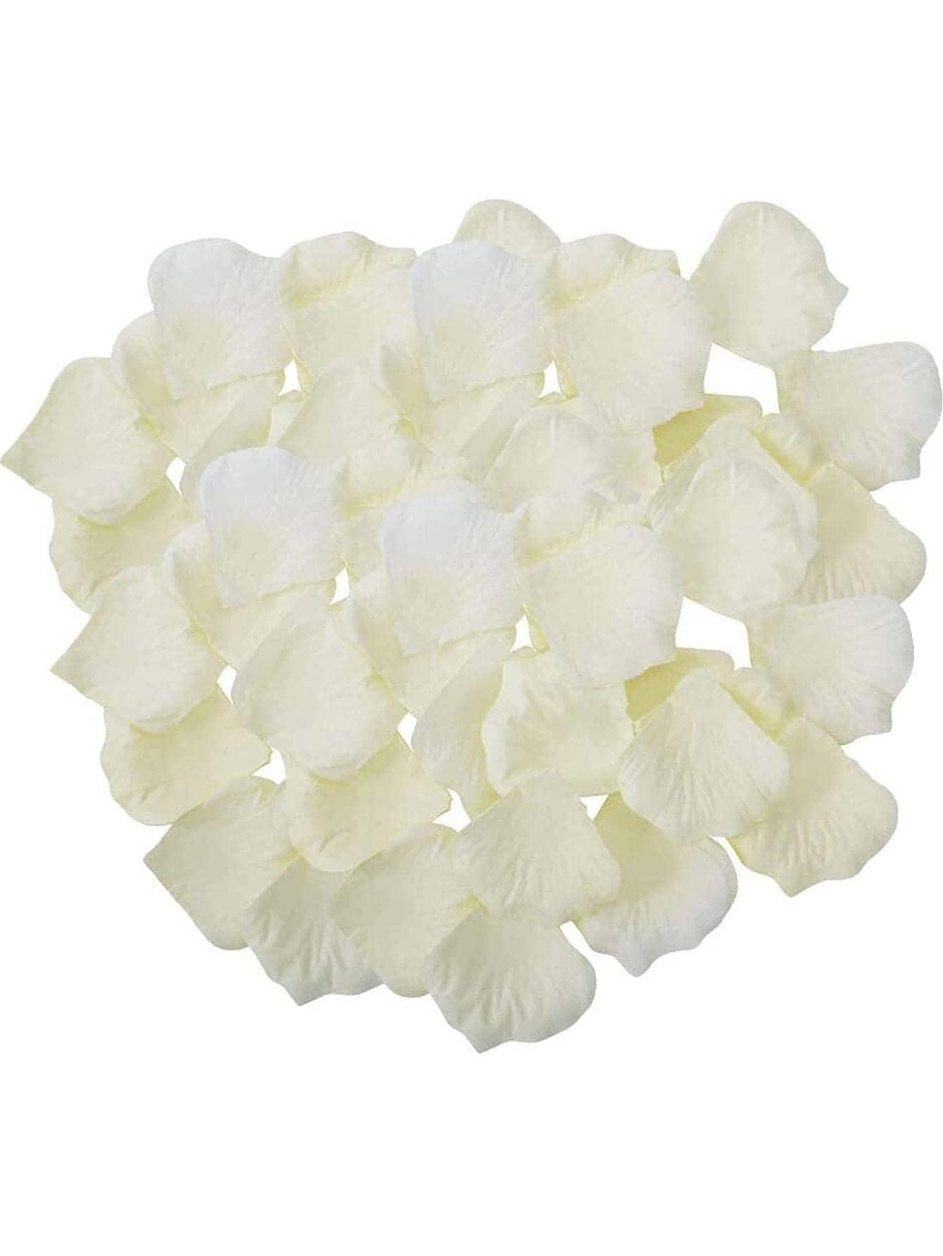 1000pcs Rose Petal Throwing Confetti, Fabric Creative Romantic Decoration For Wedding Party - Decotree.co Online Shop