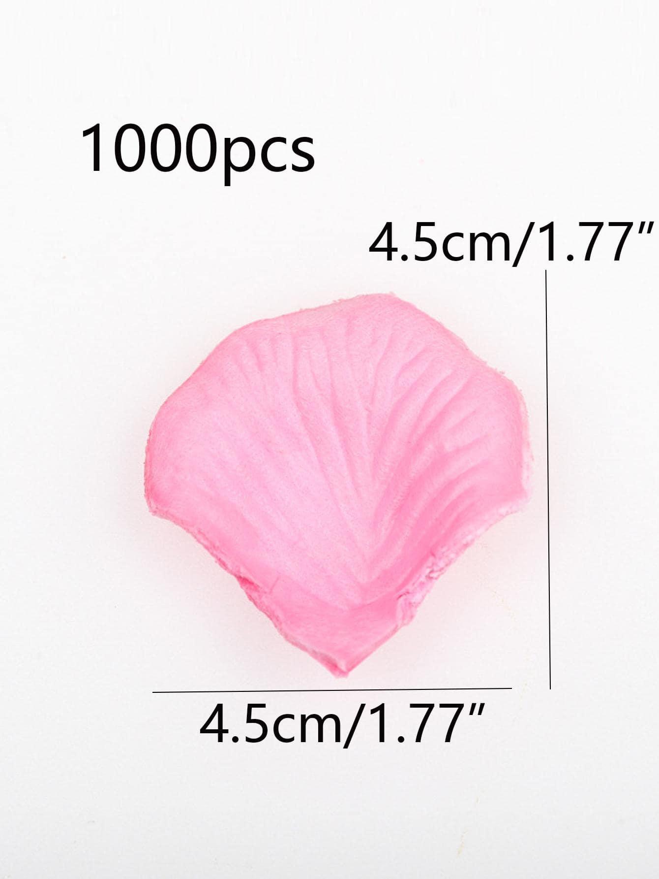 1000pcs Rose Petal Throwing Confetti, Fabric Creative Romantic Decoration For Wedding Party - Decotree.co Online Shop