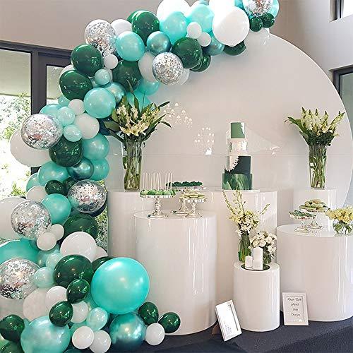 100pcs Balloon Garland Kit, Silver Confetti Balloons for Baby Shower and Weddings - Decotree.co Online Shop