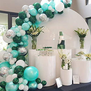 100pcs Balloon Garland Kit, Silver Confetti Balloons for Baby Shower and Weddings - Decotree.co Online Shop