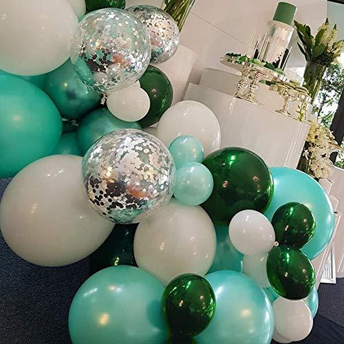 100pcs Balloon Garland Kit, Silver Confetti Balloons for Baby Shower and Weddings - Decotree.co Online Shop