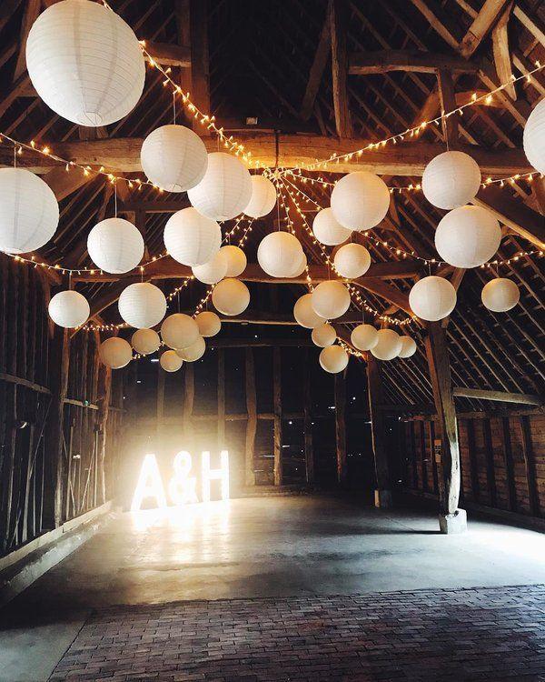 12 Packs LED Paper Lantern with Lights ,6" 8" 10" 12" Round Hanging Chinese/Japanese Ball Lantern for Wedding - Decotree.co Online Shop