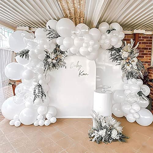 120pcs White Balloon Garland Kit Latex Balloons for Birthday Baby shower Wedding - Decotree.co Online Shop