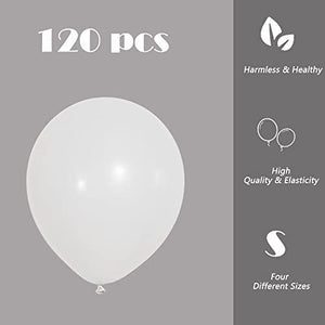 120pcs White Balloon Garland Kit Latex Balloons for Birthday Baby shower Wedding - Decotree.co Online Shop