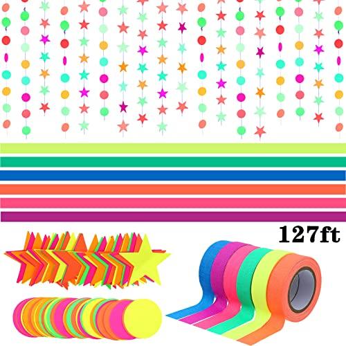 127ft Neon Party Supplies Set for Birthday Wedding Glow Party Decorations - Decotree.co Online Shop