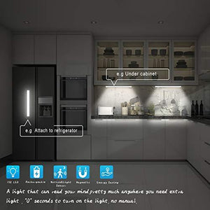 132 LED Closet Light, USB Rechargeable Magnetic Adhesive Strip LED Night Lights - Decotree.co Online Shop