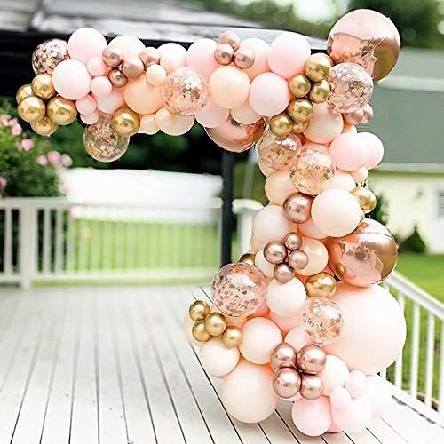 134pcs Macaron Orange Balloon Garland Arch Kit Wedding Birthday Party Decor Baby Shower - Decotree.co Online Shop