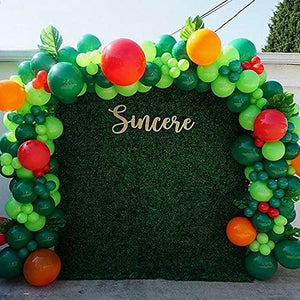 135pcs Jungle Party Balloon Arch Green Orange Gold Balloon Garland for Jungle Dinosaur Themed Party Kids Boys Birthday - Decotree.co Online Shop