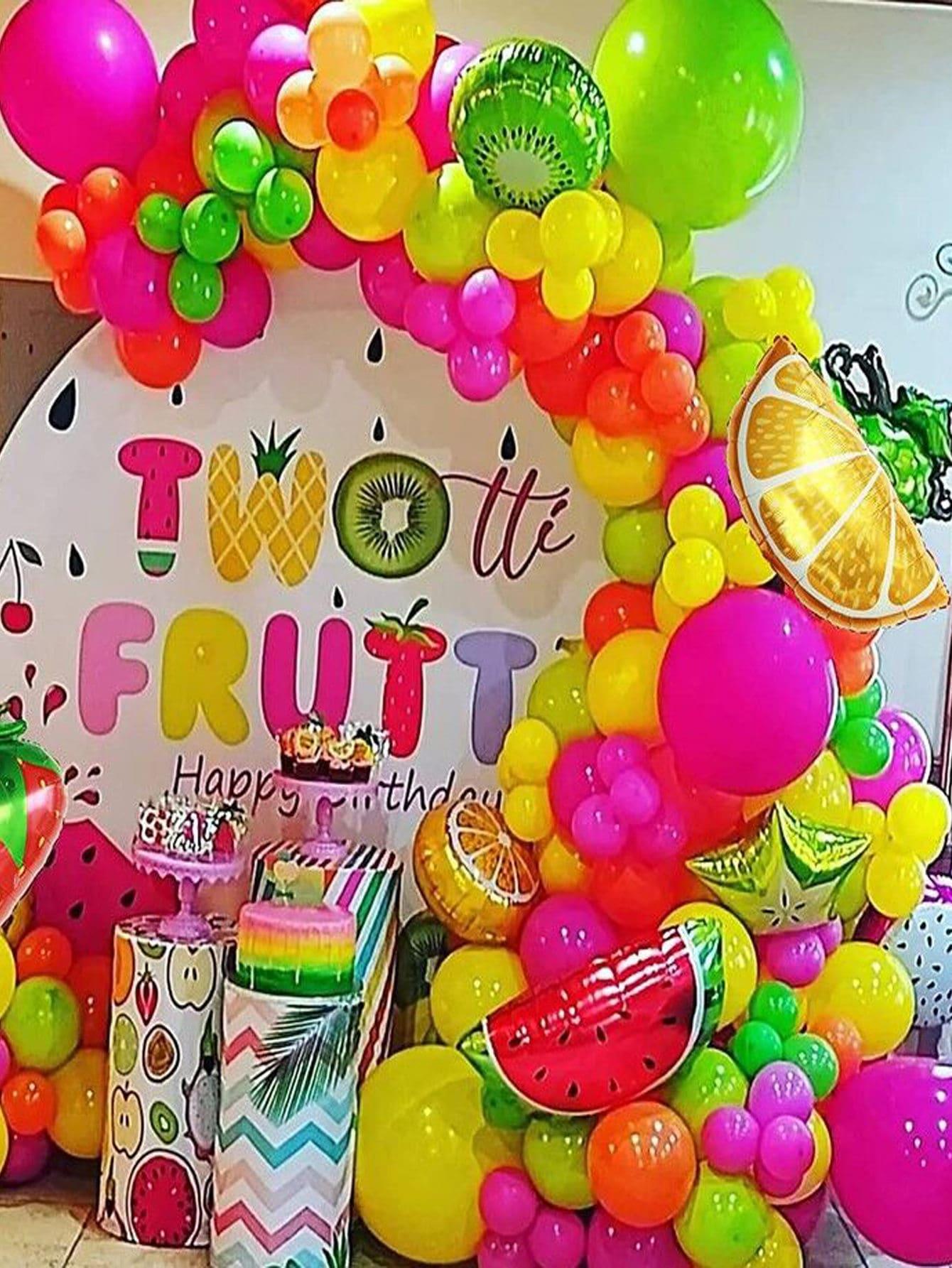 141pcs Fruit Design Balloon Set - Decotree.co Online Shop