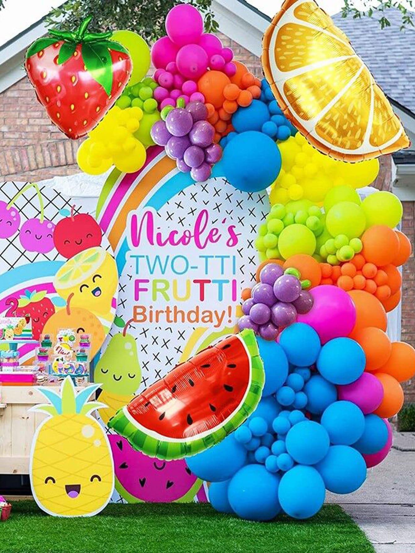 141pcs Fruit Design Balloon Set - Decotree.co Online Shop