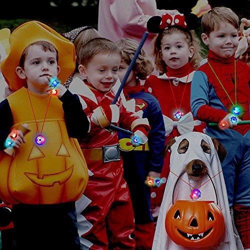 15pcs Halloween LED Necklaces Party Favors for Kids and Adults - Decotree.co Online Shop