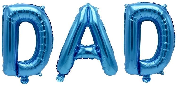 16" Fathers Day Celebration Letter Foil Balloons Decoration BEST DAD - Decotree.co Online Shop