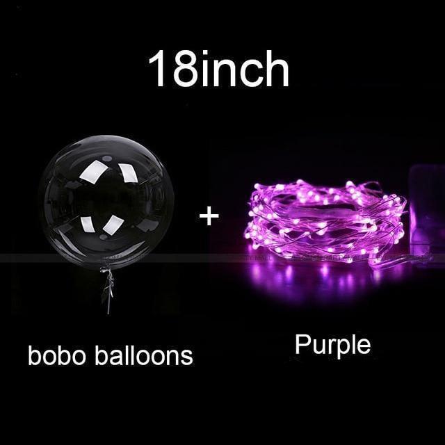 16ft Led String Clear Reusable Led Balloon Decorations for Wedding Birthday Christmas 