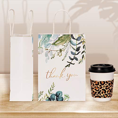 16Pcs Floral Design Small Thank You Bags for Wedding and Bridal Shower Party - Decotree.co Online Shop