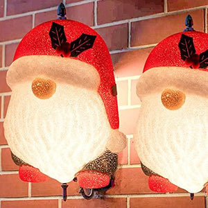 2 Pack Christmas Santa Claus Porch Light Cover Decorations Outdoor - Decotree.co Online Shop