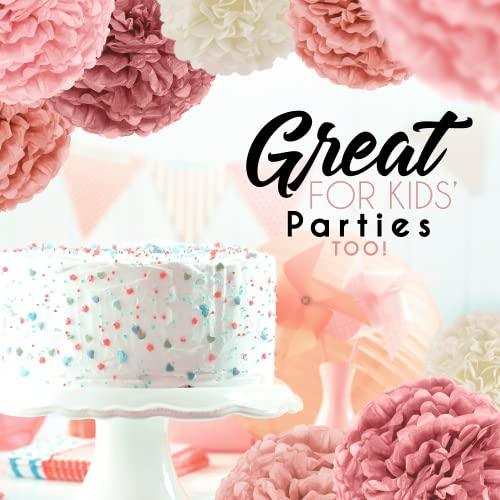 20-Piece Party Decoration Kit Hanging Tissue Paper Pom Poms for Weddings and Other Special Occasions - Decotree.co Online Shop