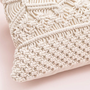 2pcs Throw Pillow Cover Macrame Cushion Case Boho Pillows for Bed Sofa Couch - Decotree.co Online Shop