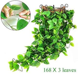 3pcs Artificial Hanging Plants, 3.6ft Fake Hanging Plant, Fake Ivy Vine for Wall House Room Indoor Outdoor Decoration (No Baskets) - Decotree.co Online Shop