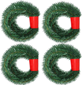 4 Strands Christmas Garland, Total 80 Feet Artificial Pine Garland Soft Greenery Garland for Holiday Wedding - Decotree.co Online Shop