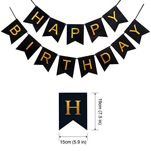 40th Birthday Decorations Party Supplies Gold Number Balloon 40 Happy Birthday Banner Latex Balloons - Decotree.co Online Shop