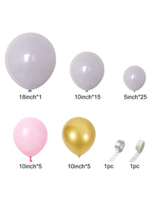 53pcs Latex Plain Balloon Garland - Decotree.co Online Shop