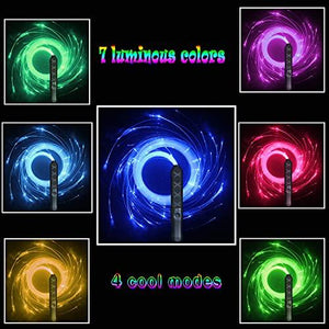 6ft led Rechargeable Pixel Whip Rave Party Fiber Optic Glow Whip - Decotree.co Online Shop