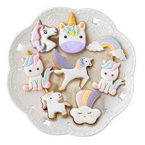 7 Pieces Unicorn Cookie Cutter Set for Kids Holiday Wedding Birthday Favors - Decotree.co Online Shop