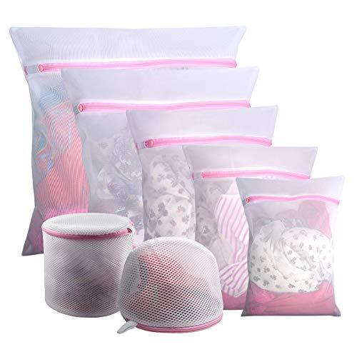 7Pcs Mesh Laundry Bags for Delicates with Premium Zipper, Travel Storage Organize Bag, Clothing Washing Bags - Decotree.co Online Shop