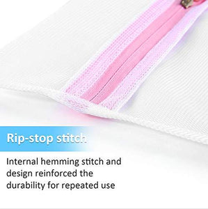 7Pcs Mesh Laundry Bags for Delicates with Premium Zipper, Travel Storage Organize Bag, Clothing Washing Bags - Decotree.co Online Shop