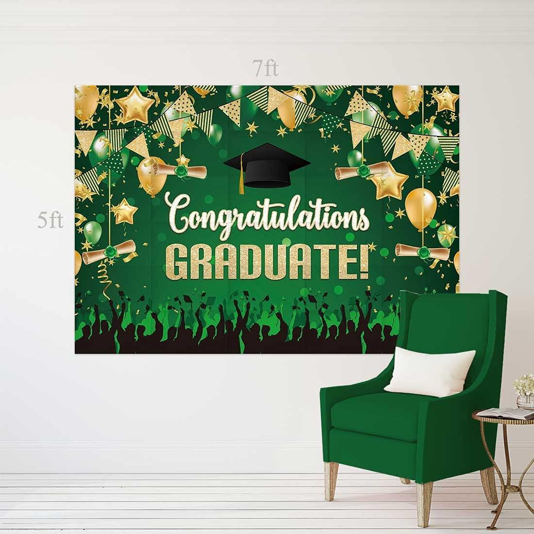 82" x 59" Graduation Backdrop for Photography Congrats Grad Class of 2022 Prom Party Supplies Decorations - Decotree.co Online Shop