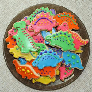 8pcs Dinosaur Cookie Cutters Set, Stainless Steel Metal Mold for Kids Birthday - Decotree.co Online Shop