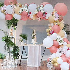 92pcs Party Balloon Arch kit Peach Coral Balloons Party Decoration Baby Show Birthday Wedding Backdrop Decor - Decotree.co Online Shop