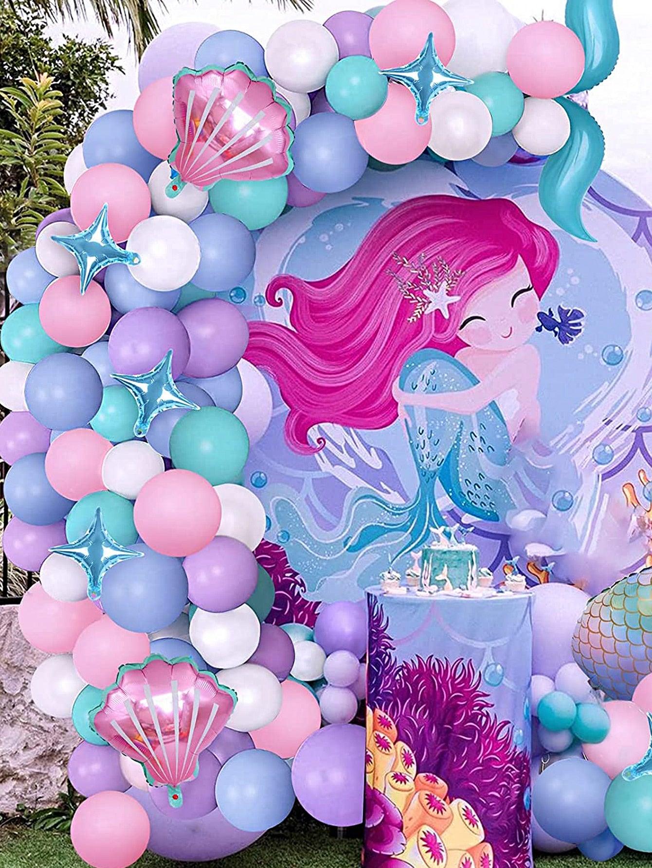 93pcs Mermaid Balloon Garland Kit - Decotree.co Online Shop