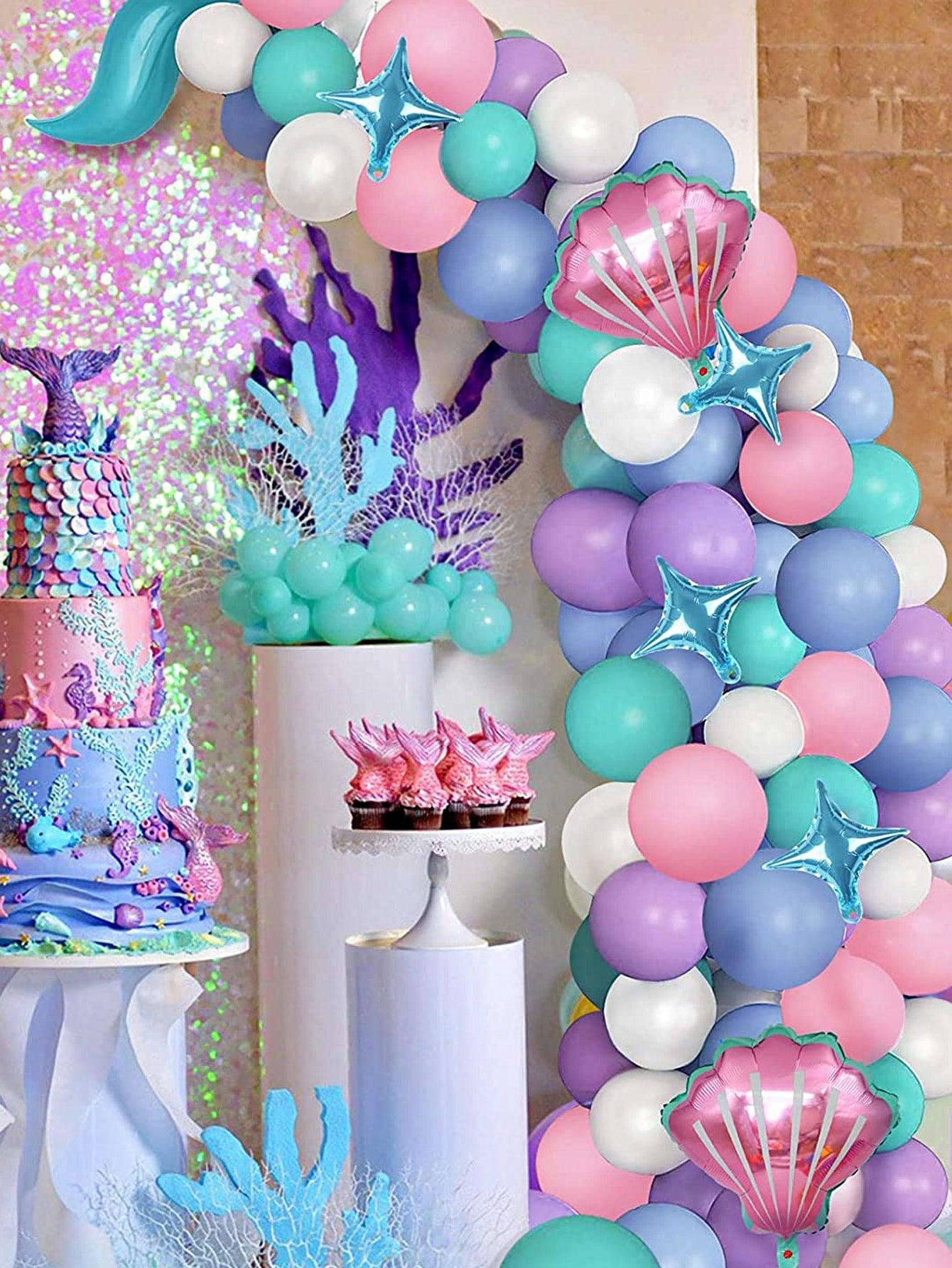 93pcs Mermaid Balloon Garland Kit - Decotree.co Online Shop