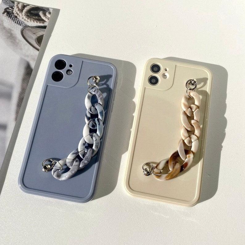 Amber Chain iPhone 13 12 11 Pro Max case iPhone 13 12 mini case iPhone XR case iPhone XS Max Case iPhone 8 Plus iPhone SE Case - Decotree.co Online Shop