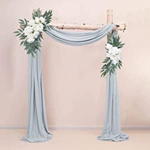 Artificial Flower Swag Set of 2 Wedding Welcome Sign Decorations Wedding Arch Flowers Garland - Decotree.co Online Shop