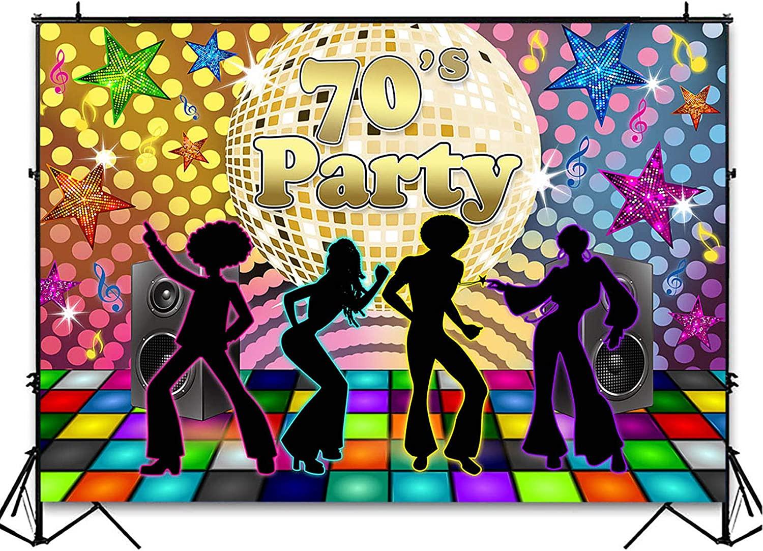 Back to 70s Party Backdrop for Adults Disco Party Decorations 1970's Retro Disco Ball - Decotree.co Online Shop