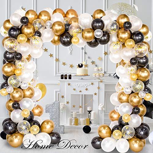 Balloon Arch & Garland Kit, Metal Latex Balloons for Wedding, Birthday and Graduation 120Pcs with tools - Decotree.co Online Shop