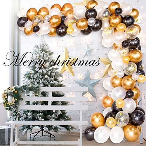 Balloon Arch & Garland Kit, Metal Latex Balloons for Wedding, Birthday and Graduation 120Pcs with tools - Decotree.co Online Shop