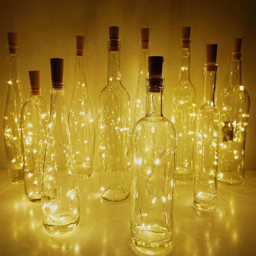 Battery Operated Cork String Lights for Jar Party - Decotree.co Online Shop