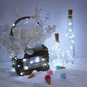 Battery Operated Cork String Lights for Wedding - Decotree.co Online Shop