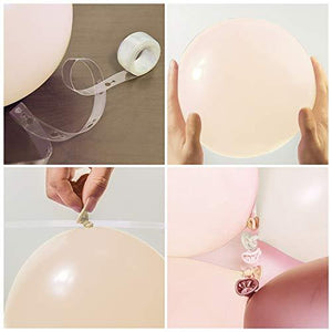 Bean Paste Color Balloon Kit 124PCS 18In 12In 10In 5In Horse Skin Color Balloon Arch Garland - Decotree.co Online Shop