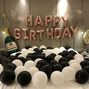 Black Balloons,100-Pack, 12-Inch, Latex Balloons - Decotree.co Online Shop