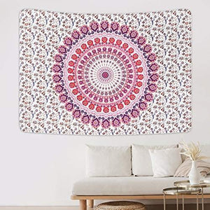 Bohemian Mandala Tapestry Hippie Tapestries Psychedelic Peacock Boho Tapestry Wall Hanging for Bedroom - Decotree.co Online Shop