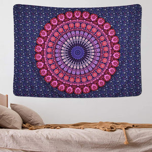 Bohemian Mandala Tapestry Hippie Tapestries Psychedelic Peacock Boho Tapestry Wall Hanging for Bedroom - Decotree.co Online Shop