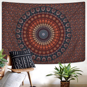 Bohemian Mandala Tapestry Hippie Tapestries Psychedelic Peacock Boho Tapestry Wall Hanging for Bedroom - Decotree.co Online Shop